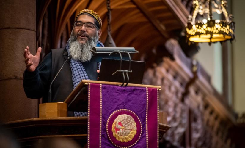 Abdul-Rehman Malik in Chapel