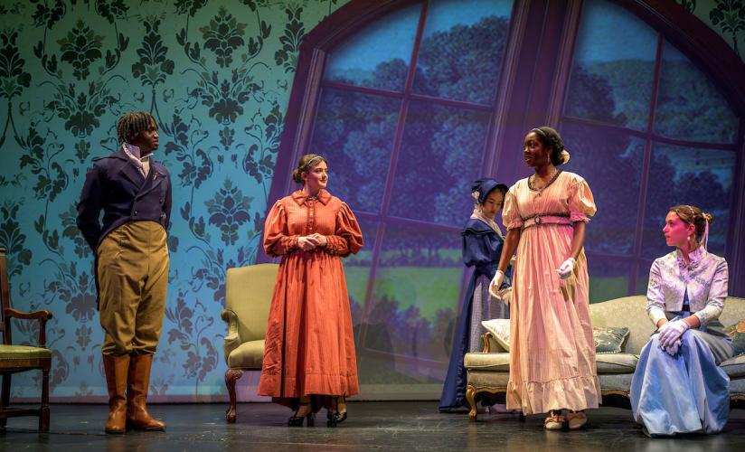 SPS Students took the the Stage in New Space to bring Jane Austen's 1811 novel ”Sense and Sensibility” to life.