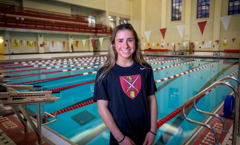 Milly Kirkman at the Ma Pool