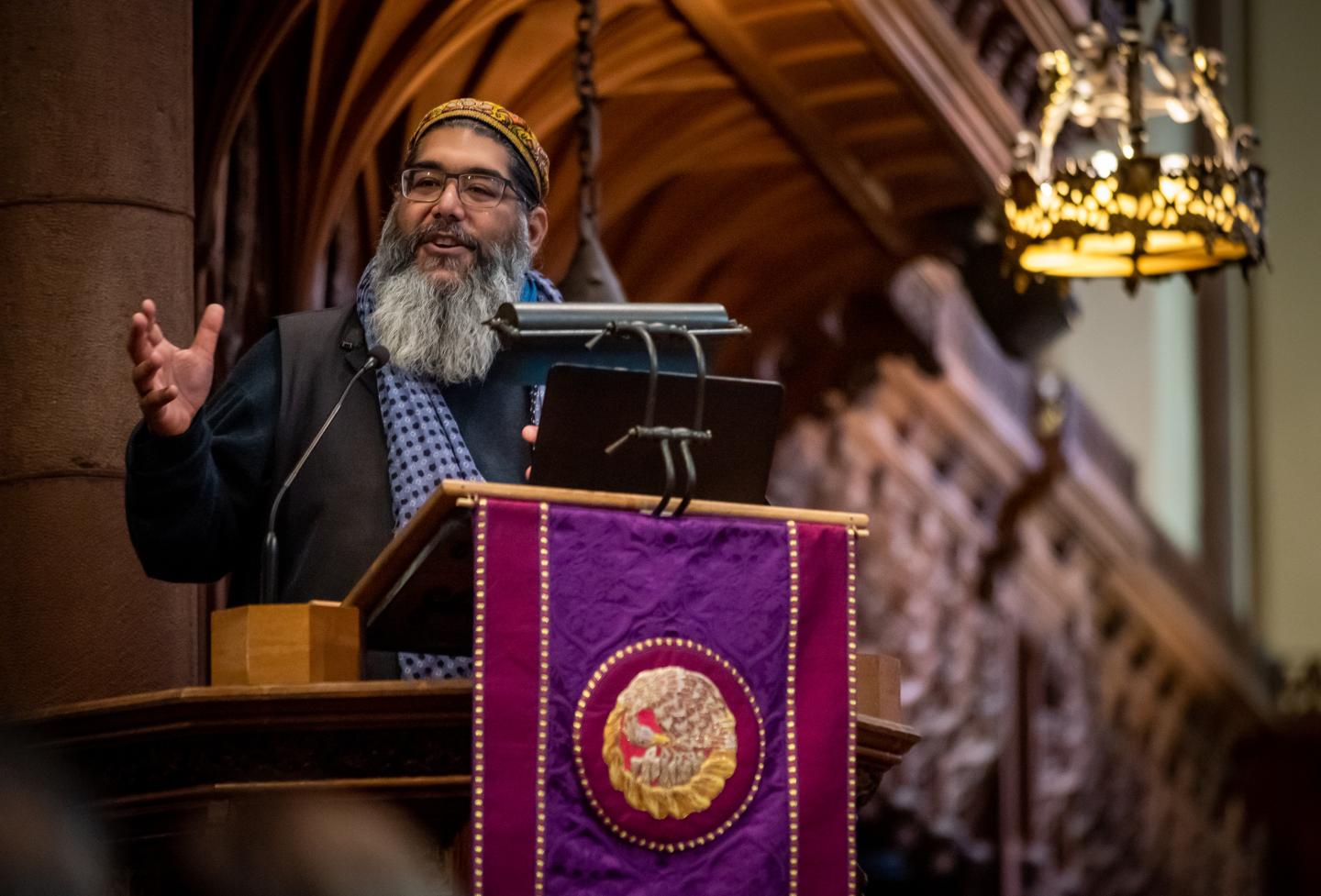 Abdul-Rehman Malik in Chapel