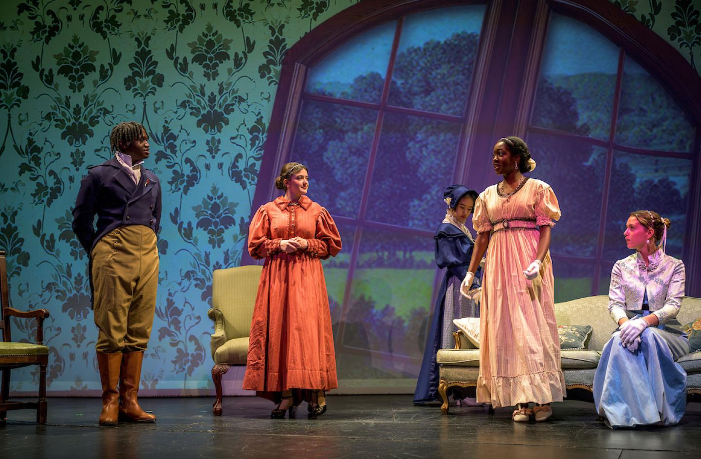 SPS Students took the the Stage in New Space to bring Jane Austen's 1811 novel ”Sense and Sensibility” to life.